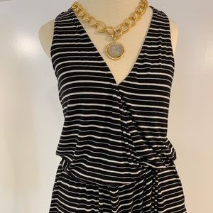 A&E Black & White Romper